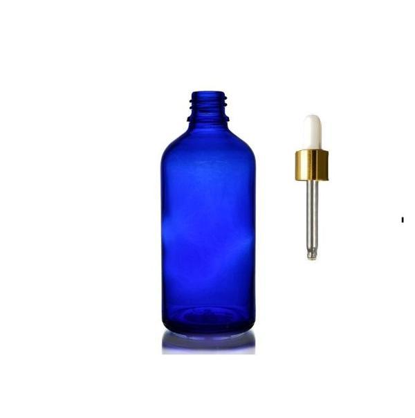 30ml mavi cam damlalıklı,12 adet, Sarı Kapak Beyaz Emzik, Ecza şişesi, Damlalıklı şişe, propolis şişesi, damlatmalı şişe - Image 1