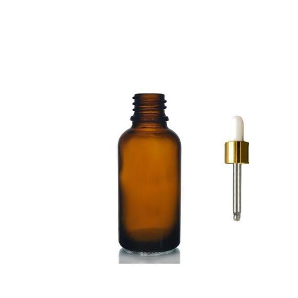 30ml kahverengi cam damlalıklı 24 adet,Sarı Kapak Beyaz Emzik, Ecza şişesi, Damlalıklı şişe, propolis şişesi, damlatmalı - Image 1