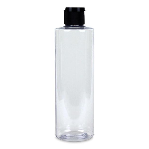 250ml şefaf plastik fliptop kapak şişe, 24 adet, açmalı kapak şişe, dezenfektan şişesi,sabun şişesi, kozmetik şişe - Image 1