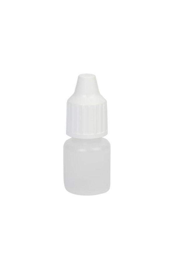 100 Adet - 5 ml Damlalıklı Boş Plastik Şişe, Aseton, Mürekkep, Polietilen Likit Şişesi - Image 1