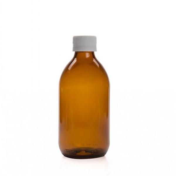 250ml kahverengi cam ecza şişesi kilitli kapaklı, 12 adet, ecza şişesi, cam şişe, amber şişe,kozmetik şişe - Image 1
