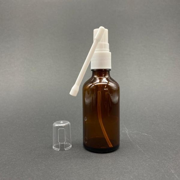 50ml kahverengi Ağız spreyli Şişe, 24 Adet, Oral Sprey, Ecza şişesi, Boş Cam şişe - Image 1
