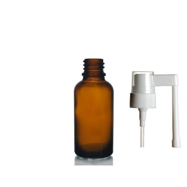 30ml kahverengi ağız spreyi başlıklı cam şişe,24 adet, ağız spreyi şiesi, cam şişe, medikal şişe - Image 1