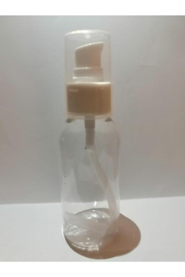 100ml Şeffaf Plastik Şişe+serum Pompalı,boş Şişe,medikal Şişe,100 Adet - Image 1