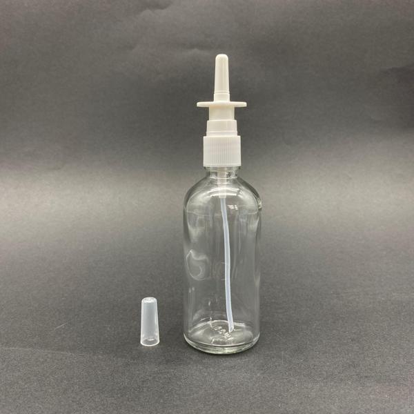 30ml şeffaf şişe, Burun spreyi, 12 adet Nazal Spreyli, Ecza şişesi, İlaç Şişesi - Image 1