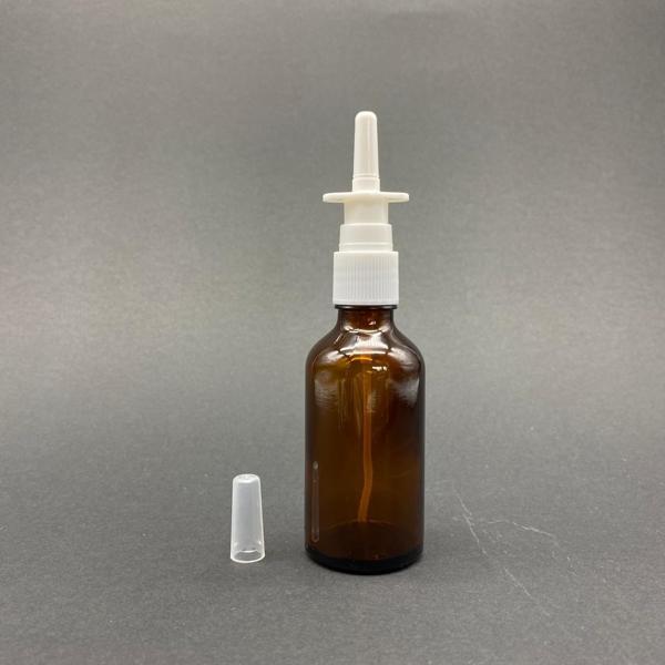 100ml kahverengi şişe, Burun spreyi, 12 adet Nazal Spreyli, Ecza şişesi, İlaç Şişesi - Image 1