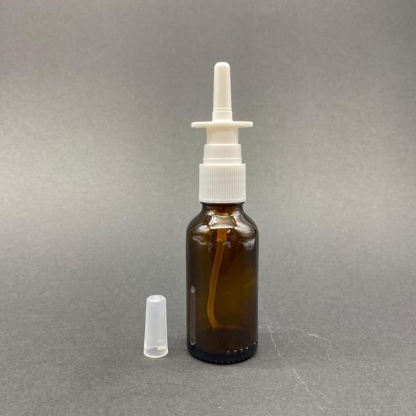 30ml kahverengi şişe, Burun spreyi, 12 adet Nazal Spreyli, Ecza şişesi, İlaç Şişesi - Image 1
