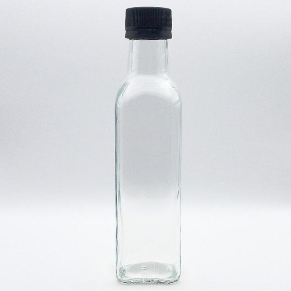 250ml, Cam şişe, Maraska,12 adet, Şeffaf Cam Şişe, Nar ekşisi Şişesi, Sos Şişesi, Yağ Şişesi - Image 1