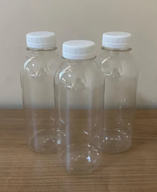 250ml, içecek şişesi, Boş Şişe, DEtox Şişesi, 25 adet, Beyaz kapaklı - Image 1