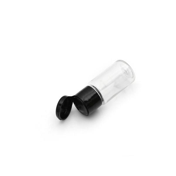 10ml plastik şefaf fliptop kapak şişe, 12 adet, açmalı kapak şişe, dezenfektan şişesi,sabun şişesi, kozmetik şişe - Image 1