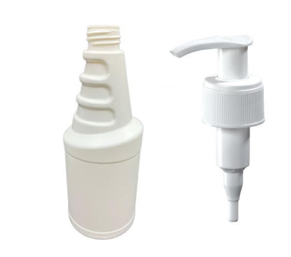 500ml beyaz vosvos şişe sıvı sabun pompalı, 24 adet, pompalı şişe, sabun şişesi, vosvos şişe, deterjan şişesi - Image 1