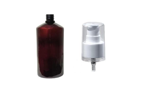 250ml kahverengi serum pompalı pet şişe, 12 adet, serum şişesi, pompalı şişe, medikal şişe, kozmetik şişesi, plastik şiş - Image 1