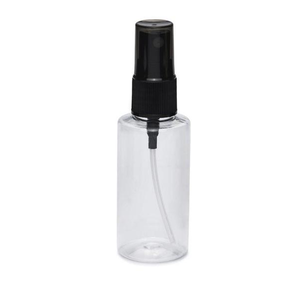 30ml plastik şeffaf şişe siyah sprey başlık, 12 adet, dezenfektan şişesi, plastik şişe, medikal şişe, boş şişe, parmak s - Image 1