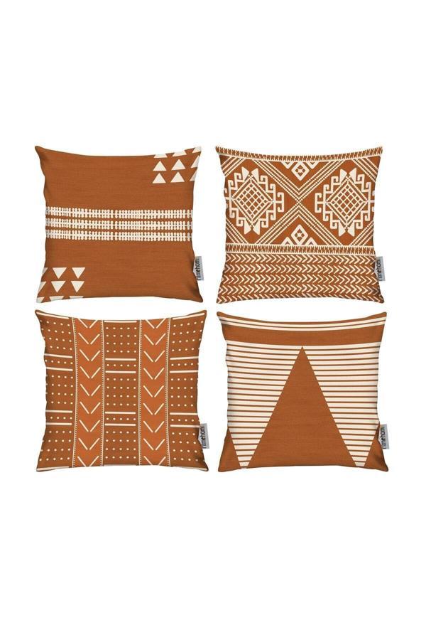 Ritmo Home Etnik 4'Lü Kırlent Kılıfı - Image 1