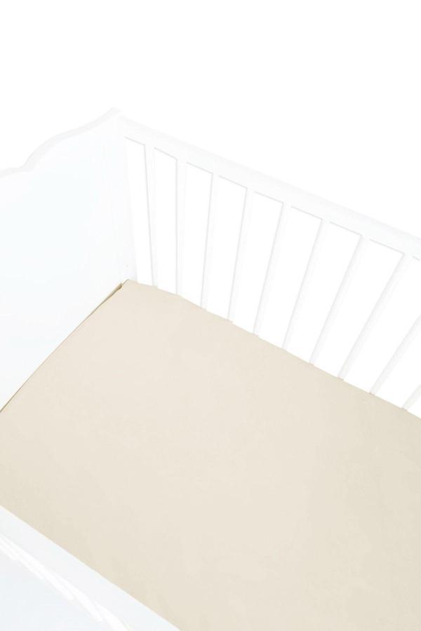Piamom 80x180 Montessori Tek Kişilik Lastikli Çarşaf Bej - Image 1