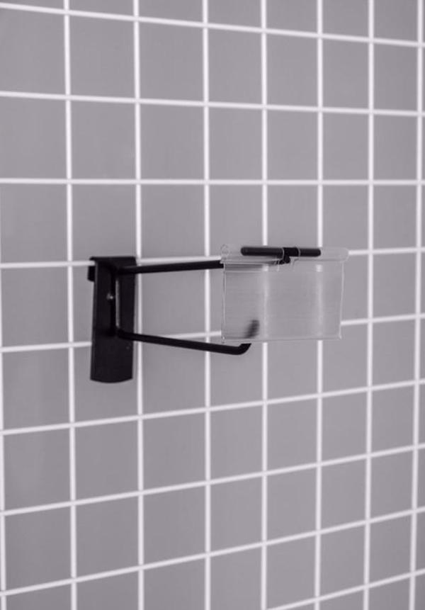 100 Adet Etiketli Tel Pano Kancası - Aksesuar Kancası 30 cm - Image 1