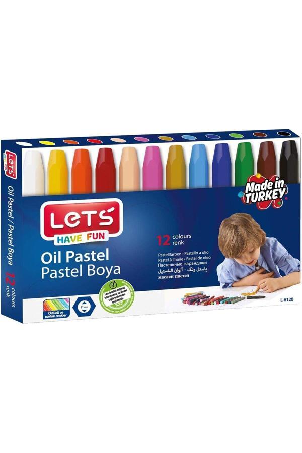 12 Renk Pastel Boya - Image 1