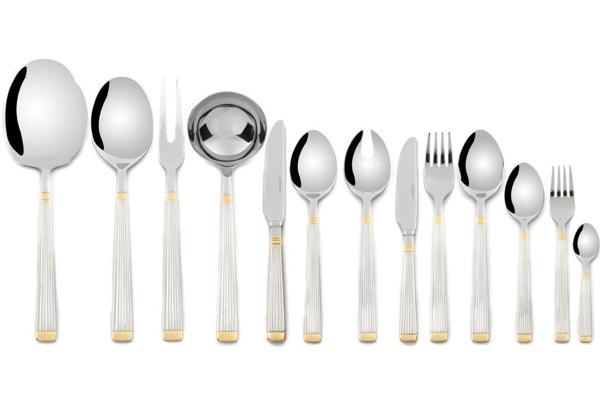 Mikasa Moor Gustoso Gold 90 Parça Çatal Kaşık Bıçak Seti - Image 1