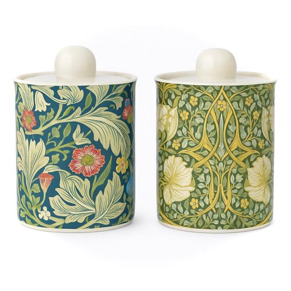 Lucky Art Sylva New Bone China Porselen 2li Kavanoz Seti-18cm - Image 1