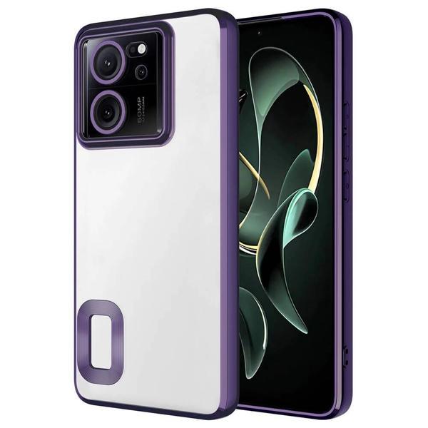 Xiaomi Mi 13T Kılıf Kamera Korumalı Logo Gösteren Zore Omega Kapak - Image 1