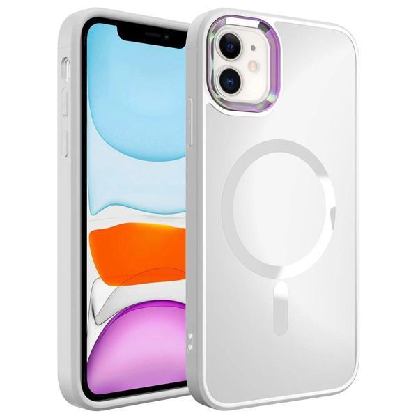 Apple iPhone 11 Kılıf M-safe Wireless Şarj Özellikli Zore Stil Kapak - Image 1