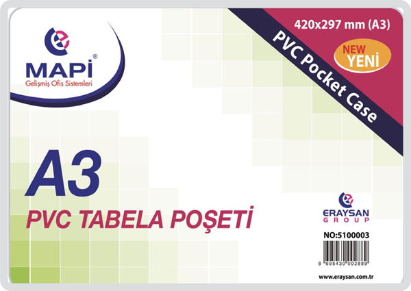 MAPİ PVC TABELA POSETLERİ A3 20'Lİ PAKET - Image 1