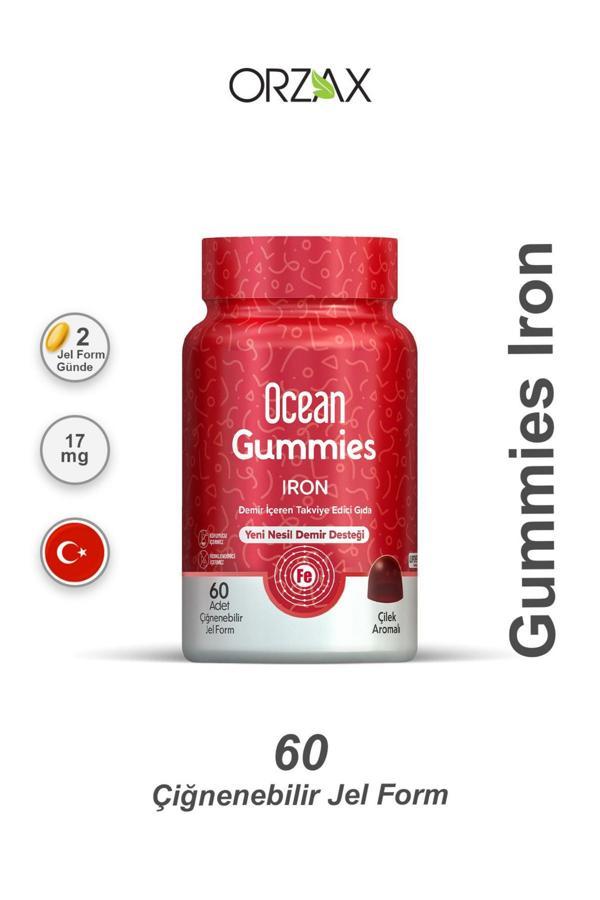 Ocean Gummies Iron 60 Jel Form - Image 1
