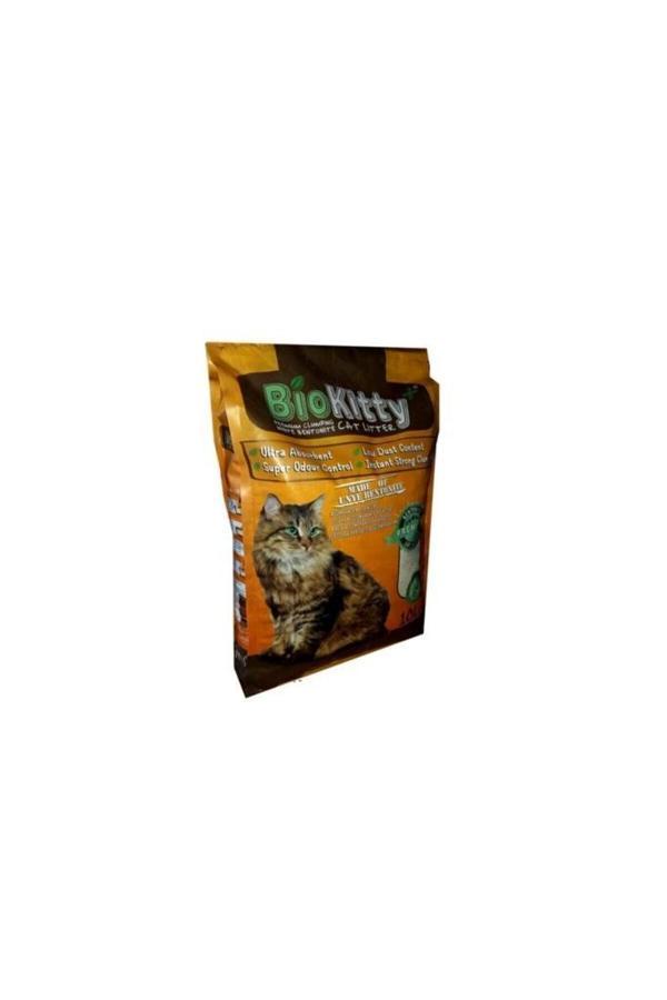 BioKitty AloeVera Kokulu Tozsuz İnce Taneli Topaklanan Kedi Kumu 10 Lt - Image 1