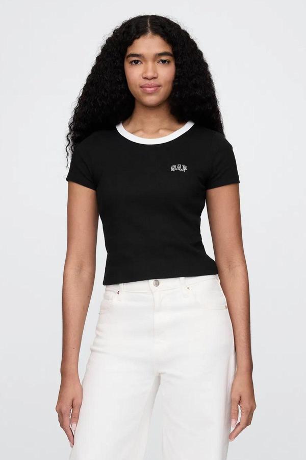 Gap V-Jpn Ss Small Logo Kadın Tişört - Image 1