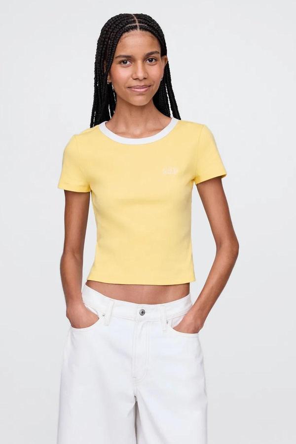 Gap V-Jpn Ss Small Logo Kadın Tişört - Image 1