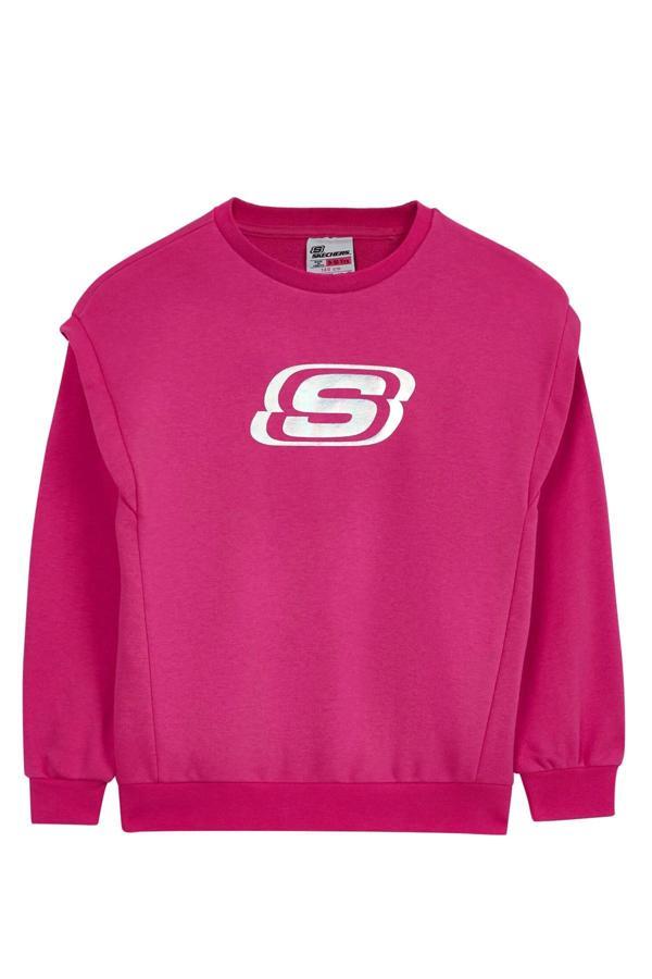 Skechers LW Fleece Crew Neck Çocuk Sweatshirt - Image 1