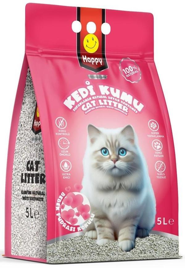 Happy Clean Kedi Kumu Bebek Pudralı 5 lt - Image 1