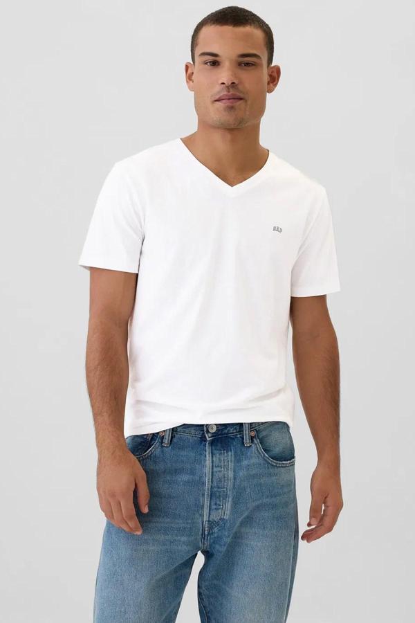 Gap V-Frch Everyday Soft Erkek Tişört - Image 1