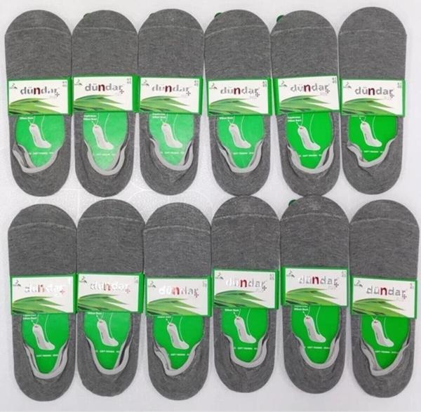 DÜNDAR PLUS 5541 ERKEK BAMBU SİLİKONLU BABET ÇORAP 6 ADET - Image 1