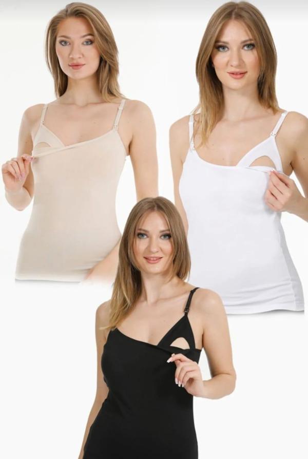 LİZA KADIN PENYE EMZİRME ATLET 3 ADET - Image 1