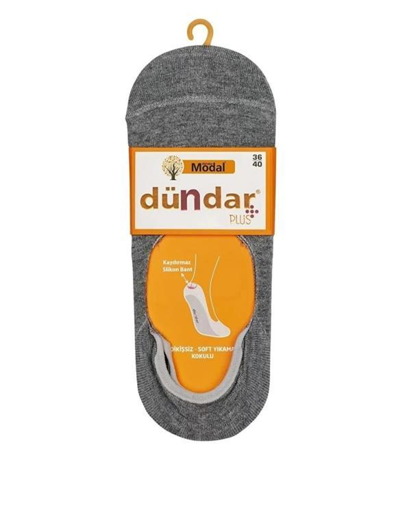 DÜNDAR PLUS 6913 BAYAN MODAL SİLİKONLU BABET ÇORAP 6 ADET - Image 1