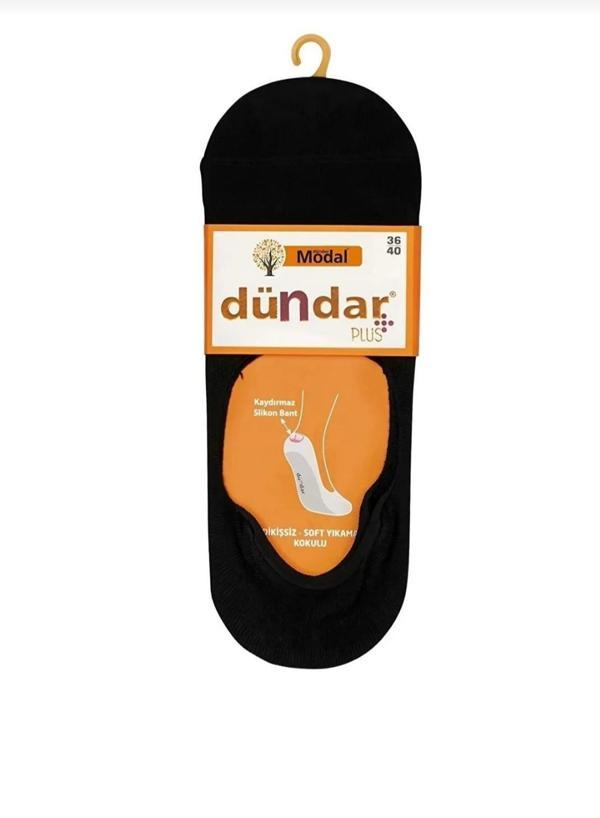 DÜNDAR PLUS 6913 BAYAN MODAL SİLİKONLU BABET ÇORAP 12 ADET - Image 1