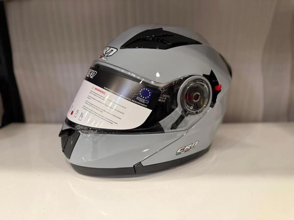 KASK CRN 925 ÇENE AÇILIR NARDO GRİ - Image 1