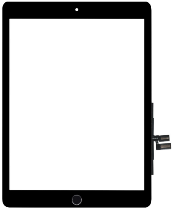 iPad 9.Nesil A2602-A2603-A2604-A2605 Uyumlu Servis Home Tuşlu Dokunmatik Siyah - Image 1