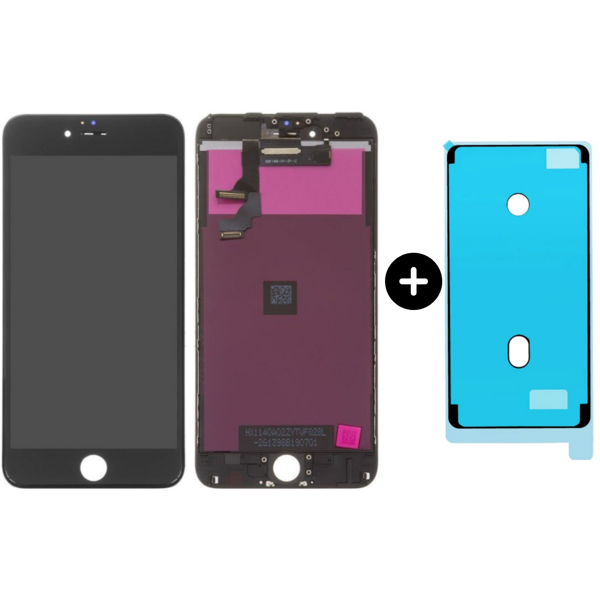 iPhone 6G Plus Uyumlu OLED Lcd Ekran Dokunmatik Siyah + Sıvı Ve Toza Dayanıklılık Bandı - Image 1