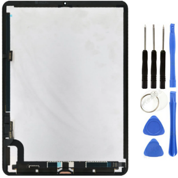 iPad Air 4.Nesil A2072-A2316-A2324-A2325 Uyumlu Dokunmatik Siyah + Tamir Seti - Image 1