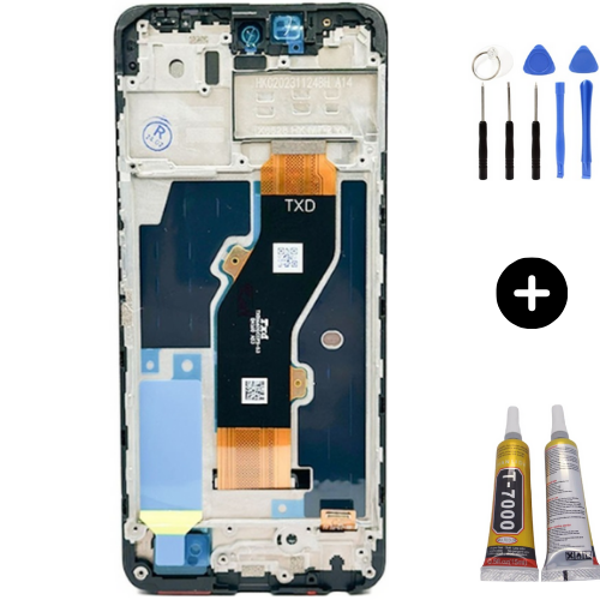 İnfinix Hot 40 Uyumlu Çıtalı OLED Lcd Ekran Dokunmatik + Montaj Seti - Image 1