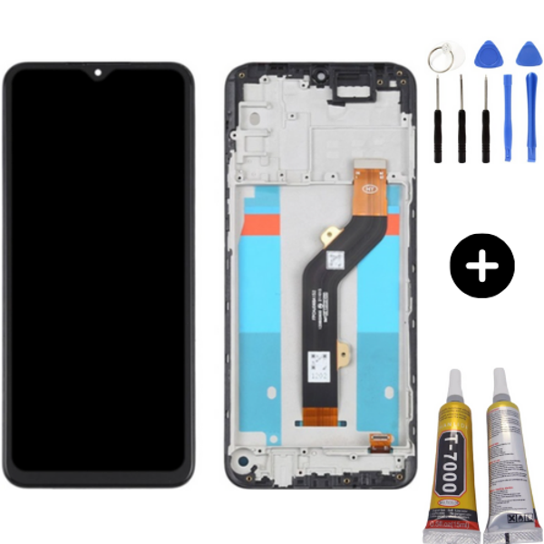 İnfinix Hot 9 Play Uyumlu Çıtalı OLED Lcd Ekran Dokunmatik + Montaj Seti - Image 1
