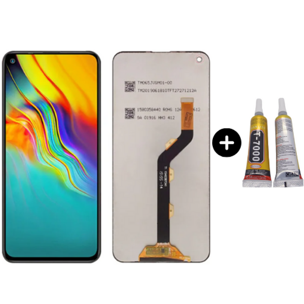 İnfinix Hot 9 Pro Uyumlu Lcd Ekran Dokunmatik + B7000 - Image 1