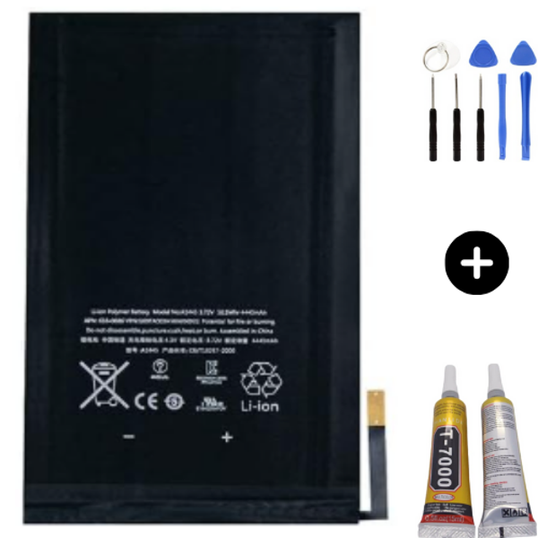 iPad Mini A1432-A1454-A1455 Uyumlu Servis Batarya Pil + Montaj Seti - Image 1