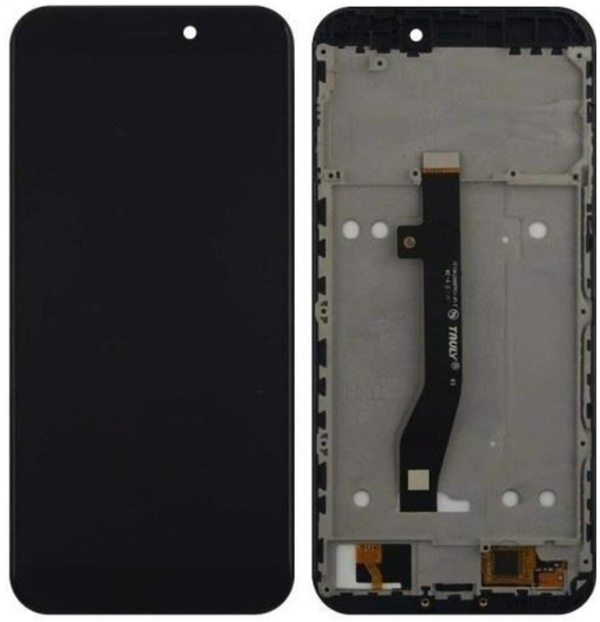 General Mobile GM 8 Go Uyumlu Çıtalı HK Lcd Ekran Dokunmatik Siyah  - Image 1