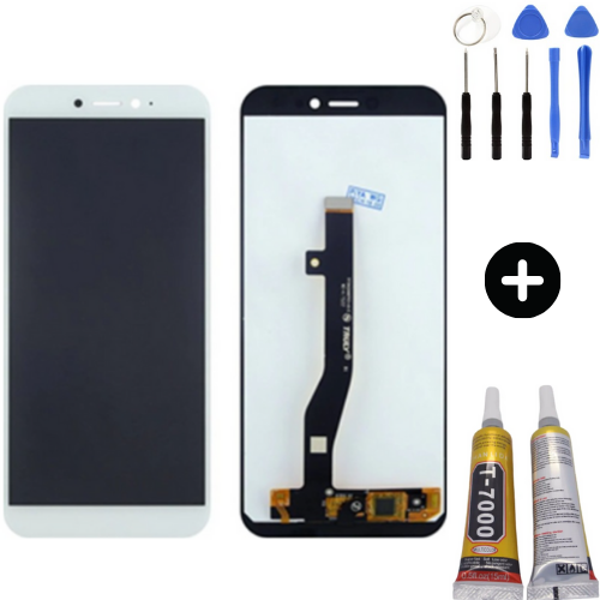 General Mobile GM 9 Go Uyumlu HK Lcd Ekran Dokunmatik Beyaz + Montaj Seti - Image 1