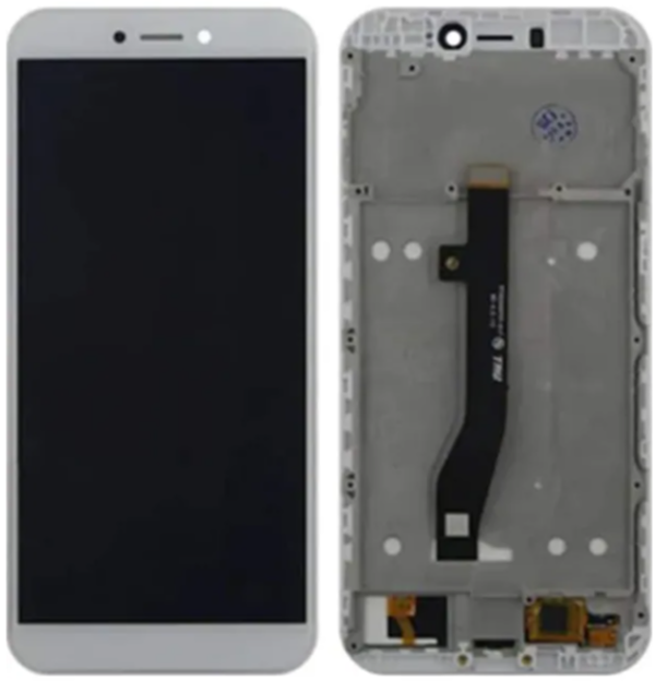 General Mobile GM 9 Go Uyumlu Çıtalı Lcd Ekran Dokunmatik Beyaz  - Image 1