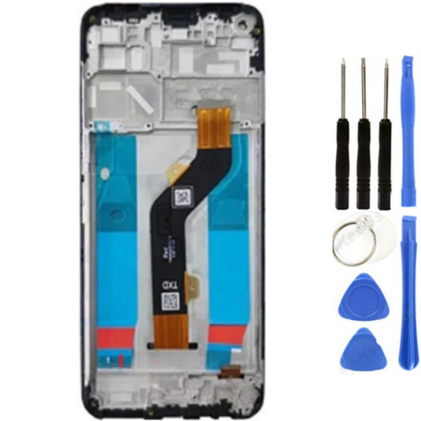 İnfinix Note 8İ Uyumlu Çıtalı HK Lcd Ekran Dokunmatik + Tamir Seti - Image 1
