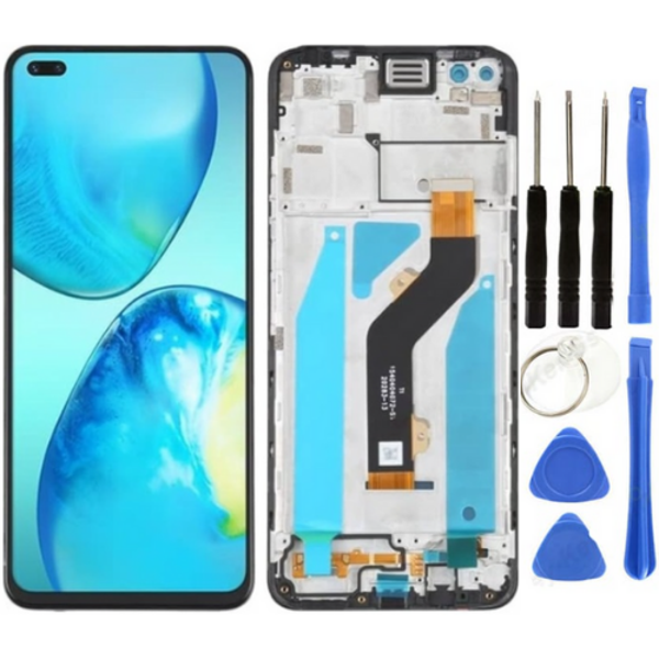 İnfinix Note 8 Uyumlu Çıtalı A Kalite Lcd Ekran Dokunmatik + Tamir Seti - Image 1